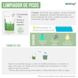 Concentrado Limpiador De Pisos Orgánico- Lavanda 1 Litro. NATSHOP