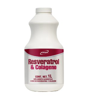 Piel mas Joven Resveratrol & Colágeno Hidrolizado Tónico, Fuente de la Eterna Juventud, Antioxidante, Radicales Libres, Articulaciones