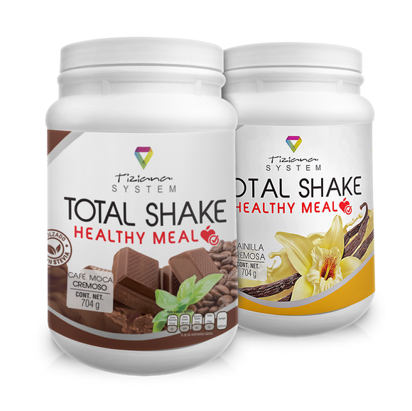 Total Shake, Reemplazo Completo, Equilibrado y Balanceado del Desayuno o la Cena, Quema Grasa, Fito nutrientes, Antioxidantes y Flavonoides